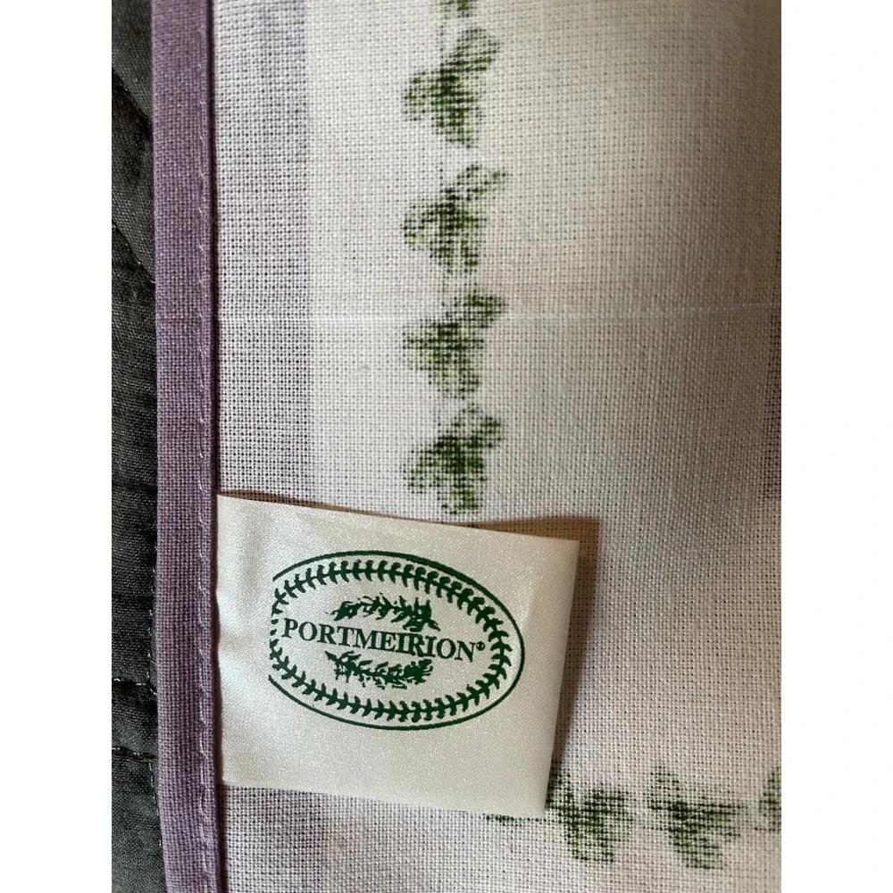 Portmeirion Pomona Cloth Napkins Set of 2 Apple Cherry Botanical Lavender NWOT